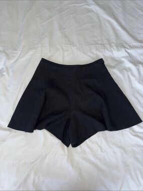 Vince Black Flared Skort Shorts